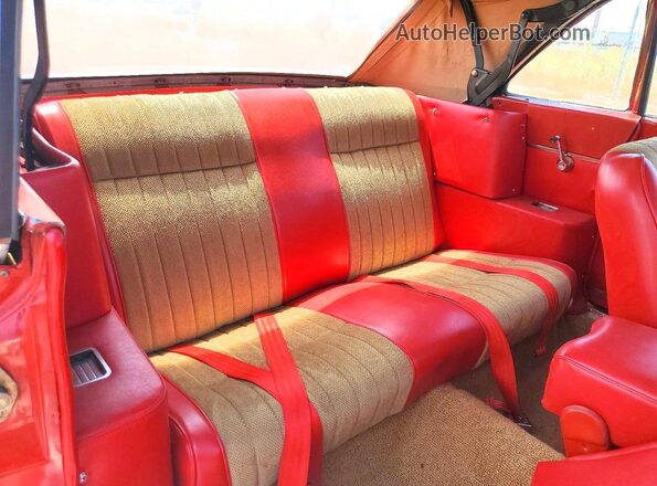 4H15F102658 1964 FORD FALCON Красный Вид задних сидений