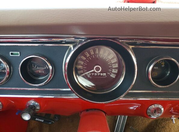 4H15F102658 1964 FORD FALCON Красный Вид щитка приборов