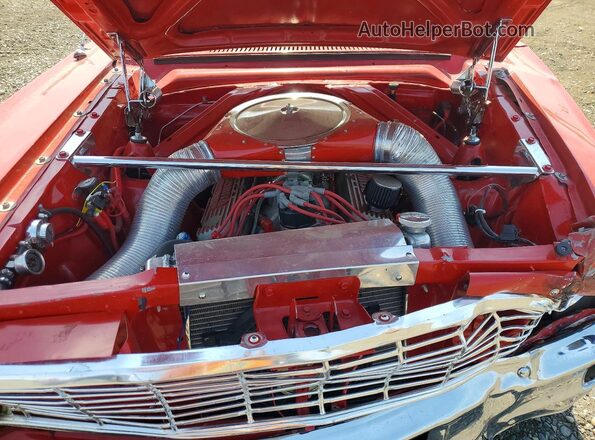 4H15F102658 1964 FORD FALCON Красный Вид задней части салона