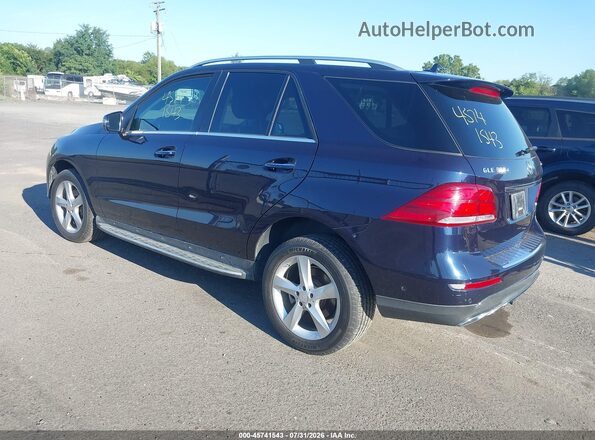 4JGDA0EB7GA671030 2016 MERCEDES-BENZ GLE 300D Blue Trasero izquierdo