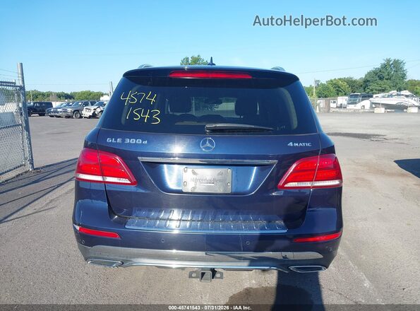 4JGDA0EB7GA671030 2016 MERCEDES-BENZ GLE 300D Blue 