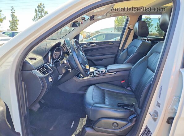 4JGDA0EBXGA664508 2016 MERCEDES-BENZ GLE White Widok wnętrza z przodu