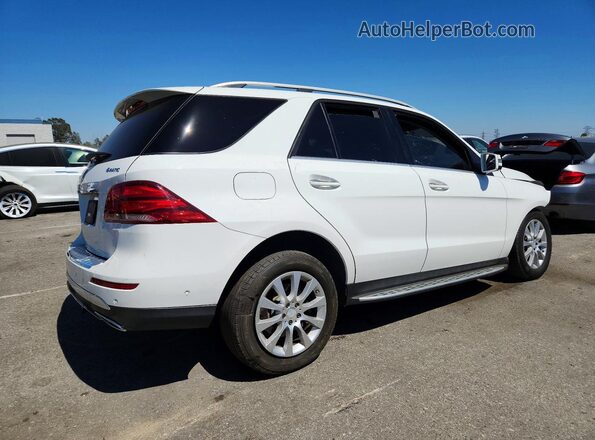 4JGDA0EBXGA664508 2016 MERCEDES-BENZ GLE White Tył prawy