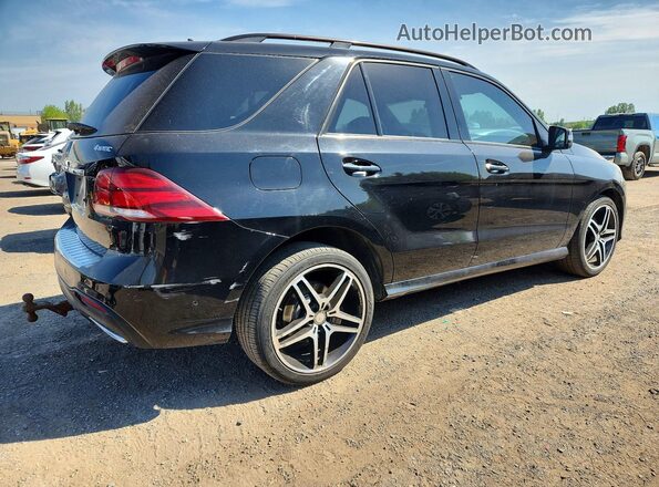 4JGDA2EB3GA758290 2016 MERCEDES-BENZ GLE Black უკანა მარჯვენა