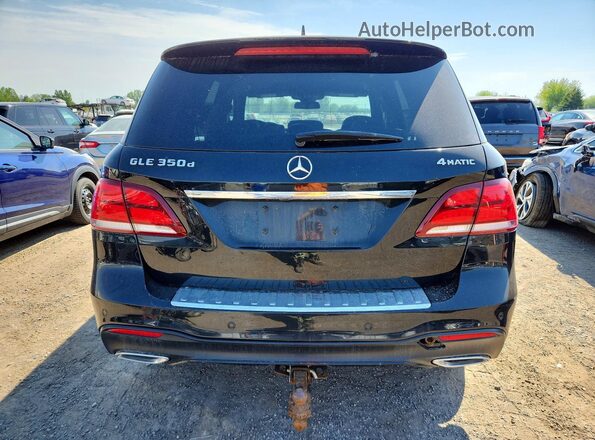 4JGDA2EB3GA758290 2016 MERCEDES-BENZ GLE Black უკანა ხედი