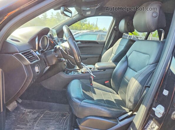 4JGDA2EB3GA758290 2016 MERCEDES-BENZ GLE Black წინა სალონის ხედი