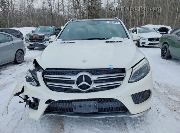 4JGDA2EB9GA792184 2016 MERCEDES-BENZ GLE Белый Вид спереди
