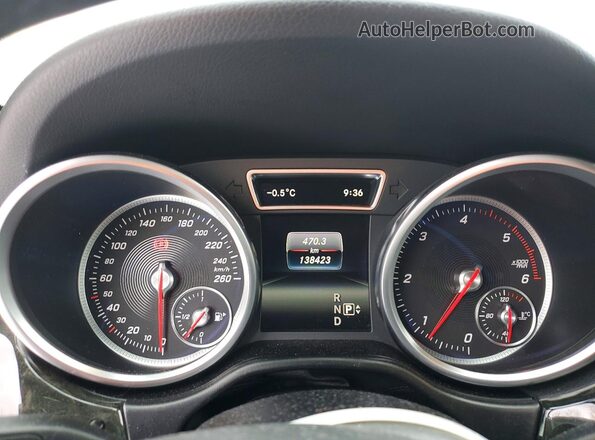 4JGDA2EB9GA792184 2016 MERCEDES-BENZ GLE Белый Вид щитка приборов