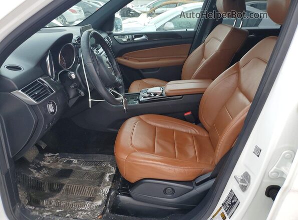 4JGDA2EB9GA792184 2016 MERCEDES-BENZ GLE Белый Вид салона спереди