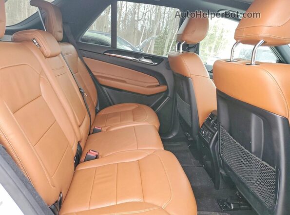 4JGDA2EB9GA792184 2016 MERCEDES-BENZ GLE Белый Вид задней части салона