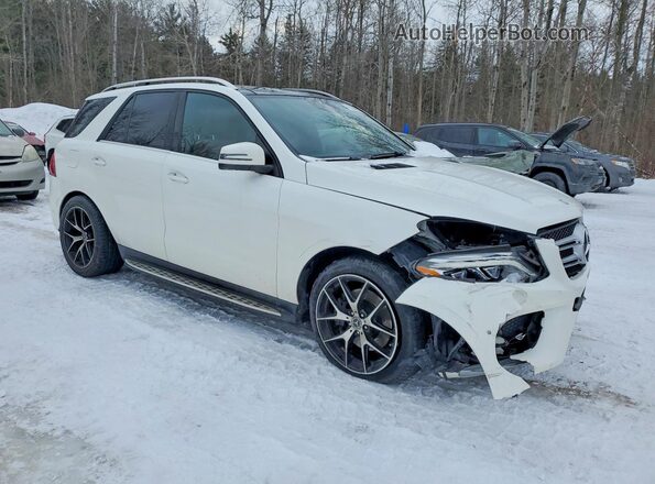 4JGDA2EB9GA792184 2016 MERCEDES-BENZ GLE Белый Передняя правая четверть
