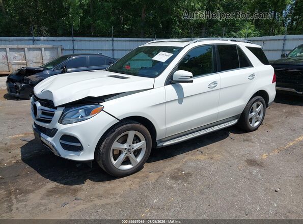 4JGDA5GB2KB214543 2019 MERCEDES-BENZ GLE 400 Белый Передняя левая четверть