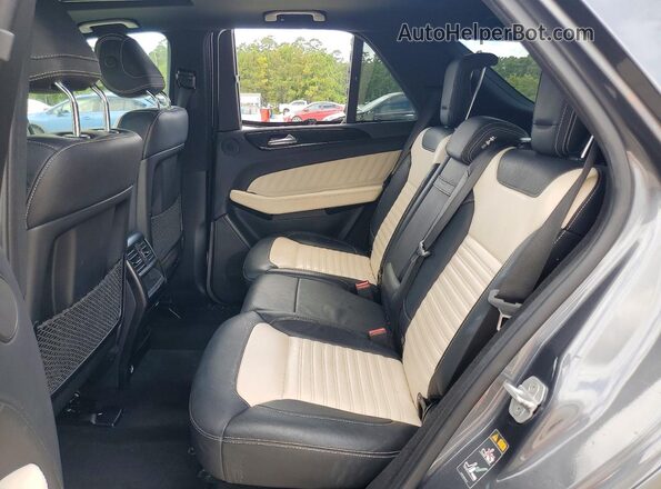 4JGDA5GB7HA864578 2017 MERCEDES-BENZ GLE Gray Widok wnętrza z tyłu