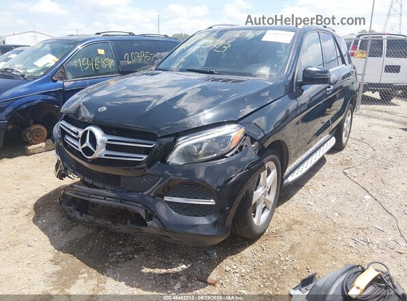 4JGDA5GBXKB211762 2019 MERCEDES-BENZ GLE 400 Черный Передняя левая четверть