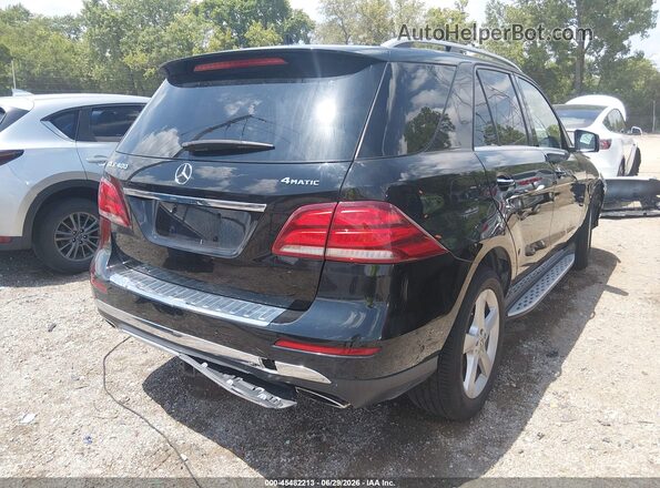 4JGDA5GBXKB211762 2019 MERCEDES-BENZ GLE 400 Черный Задняя правая четверть