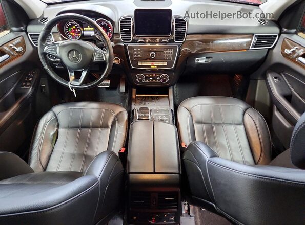 4JGDA5HB0GA601569 2016 MERCEDES-BENZ GLE Красный Вид панели приборов