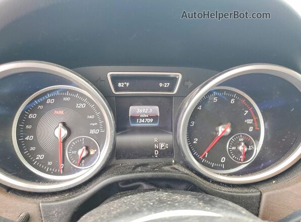 4JGDA5HB0GA626763 2016 MERCEDES-BENZ GLE White Vista del cuadro de instrumentos