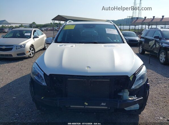 4JGDA5HB0GA643725 2016 MERCEDES-BENZ GLE 350 White Widok wnętrza z tyłu
