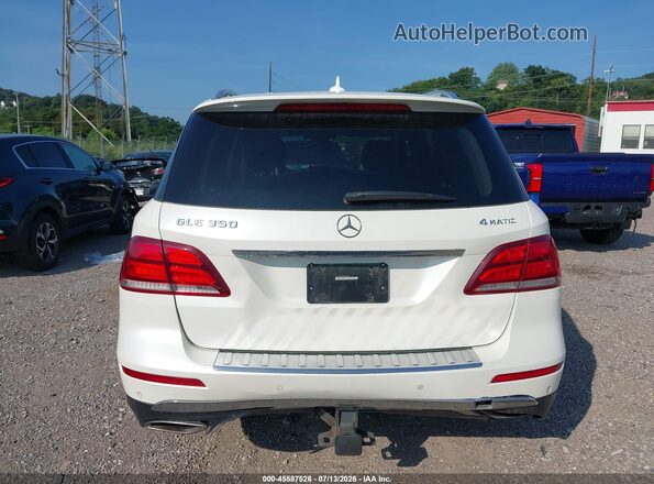 4JGDA5HB0GA643725 2016 MERCEDES-BENZ GLE 350 White 