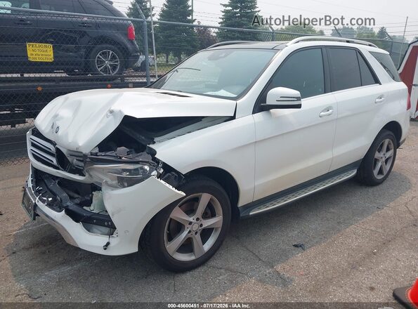 4JGDA5HB0GA697414 2016 MERCEDES-BENZ GLE 350 White Front left