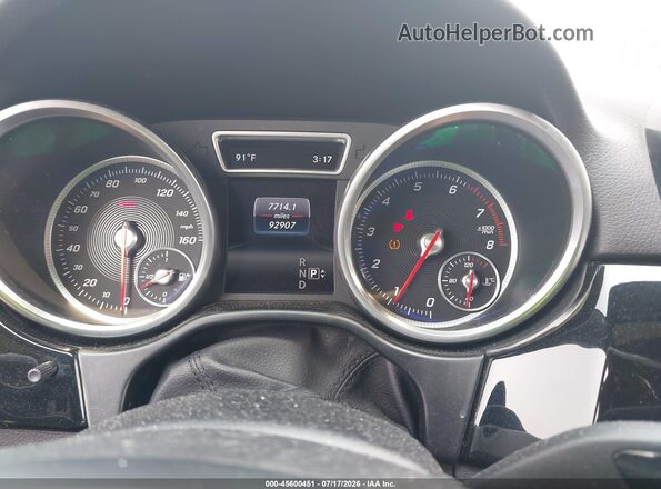 4JGDA5HB0GA697414 2016 MERCEDES-BENZ GLE 350 White Rear seats view