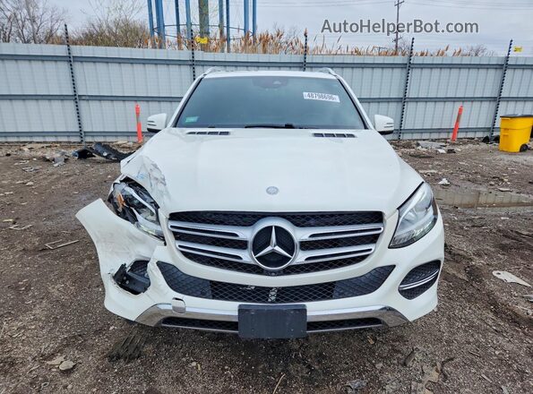 4JGDA5HB0GA804509 2016 MERCEDES-BENZ GLE Белый Вид спереди
