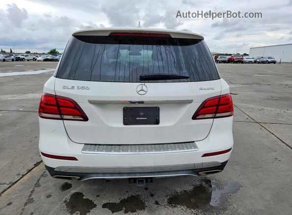 4JGDA5HB0HA884461 2017 MERCEDES-BENZ GLE White Widok z tyłu