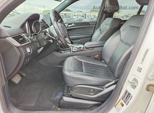 4JGDA5HB0HA884461 2017 MERCEDES-BENZ GLE White Widok wnętrza z przodu