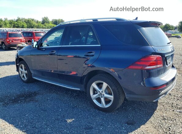 4JGDA5HB0HA945582 2017 MERCEDES-BENZ GLE Blue Trasero izquierdo