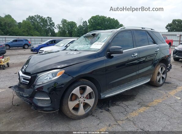 4JGDA5HB1GA648447 2016 MERCEDES-BENZ GLE 350 Черный Передняя левая четверть