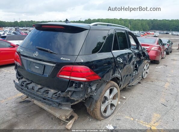 4JGDA5HB1GA648447 2016 MERCEDES-BENZ GLE 350 Черный Задняя правая четверть