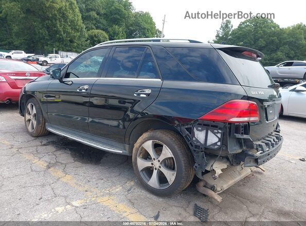 4JGDA5HB1GA648447 2016 MERCEDES-BENZ GLE 350 Черный Задняя левая четверть
