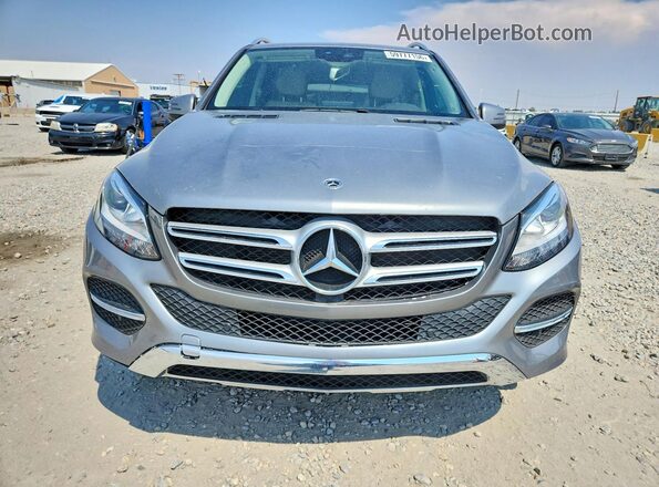 4JGDA5HB1GA707061 2016 MERCEDES-BENZ GLE Silver Front view