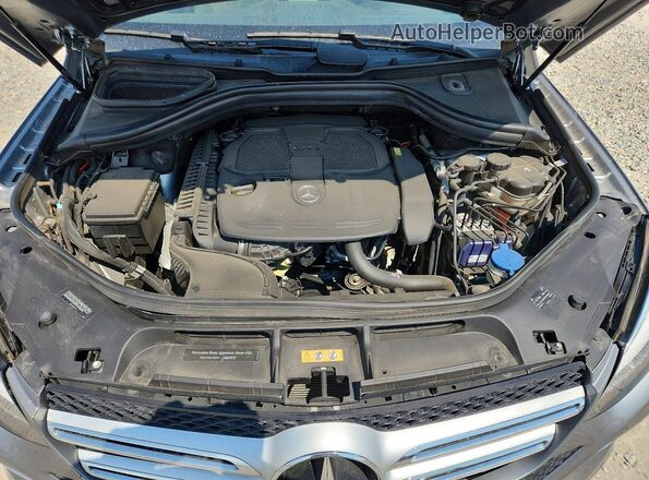 4JGDA5HB1GA707061 2016 MERCEDES-BENZ GLE Silver Engine compartment view