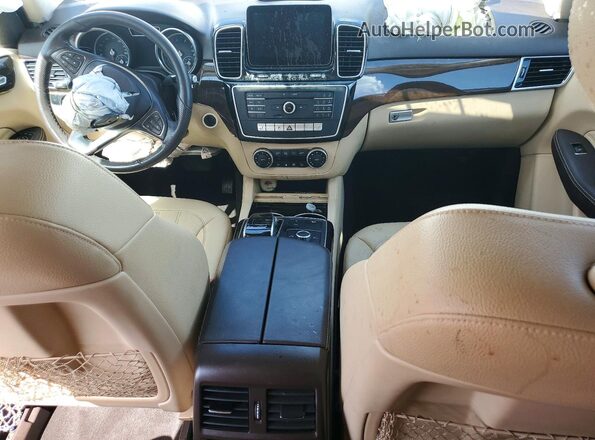 4JGDA5HB1GA755174 2016 MERCEDES-BENZ GLE White წინა პანელის ხედი