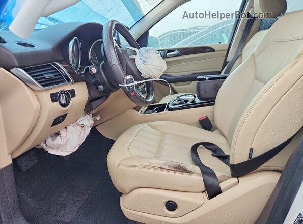 4JGDA5HB1GA755174 2016 MERCEDES-BENZ GLE White წინა სალონის ხედი