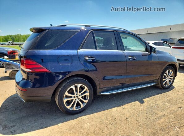 4JGDA5HB1HA912753 2017 MERCEDES-BENZ GLE Blue Задня права чверть