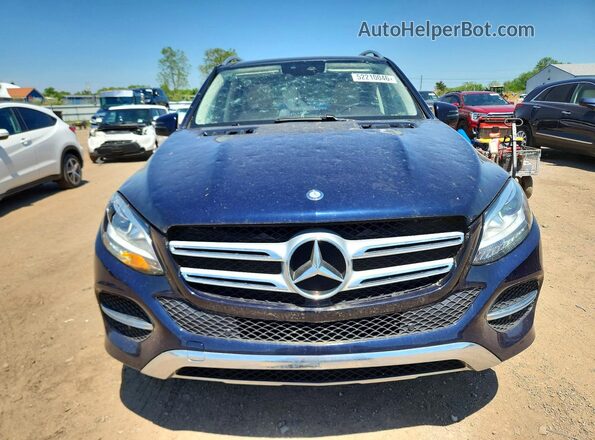 4JGDA5HB1HA912753 2017 MERCEDES-BENZ GLE Blue Вид спереду