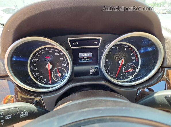 4JGDA5HB1HA912753 2017 MERCEDES-BENZ GLE Blue Вид щитка приладів