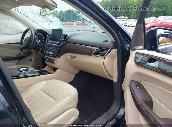 4JGDA5HB1HA976615 2017 MERCEDES-BENZ GLE 350 Черный Вид салона спереди