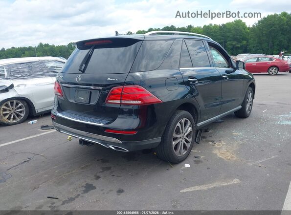 4JGDA5HB1HA976615 2017 MERCEDES-BENZ GLE 350 Черный Задняя правая четверть