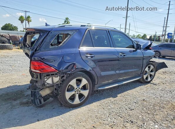 4JGDA5HB1JB017103 2018 MERCEDES-BENZ GLE Blue Rear right
