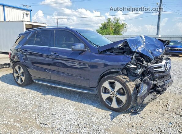 4JGDA5HB1JB017103 2018 MERCEDES-BENZ GLE Blue Front right