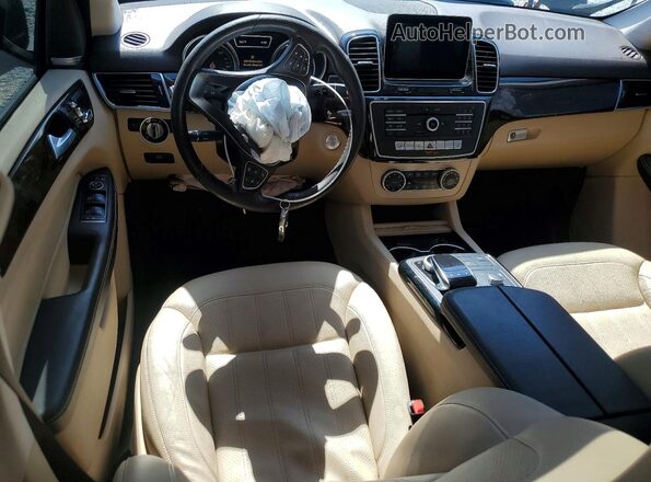 4JGDA5HB1JB017103 2018 MERCEDES-BENZ GLE Blue Dashboard view