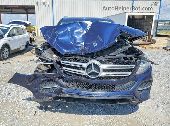 4JGDA5HB1JB017103 2018 MERCEDES-BENZ GLE Blue Front view