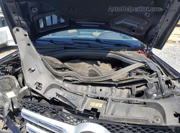4JGDA5HB1JB017103 2018 MERCEDES-BENZ GLE Blue Engine compartment view