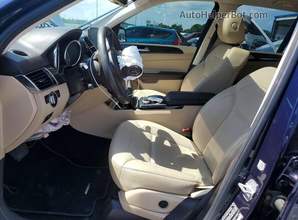4JGDA5HB1JB017103 2018 MERCEDES-BENZ GLE Blue Front interior view