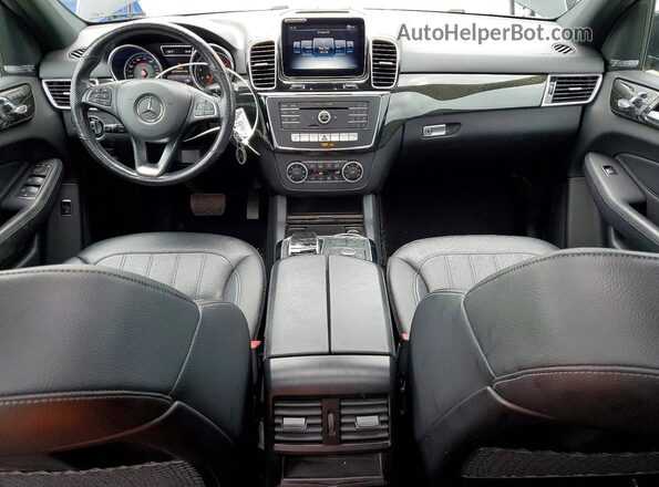 4JGDA5HB1JB108453 2018 MERCEDES-BENZ GLE Черный Вид панели приборов