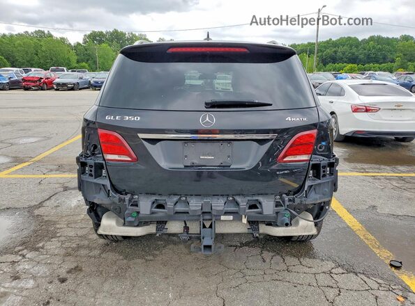 4JGDA5HB1JB108453 2018 MERCEDES-BENZ GLE Черный Вид сзади