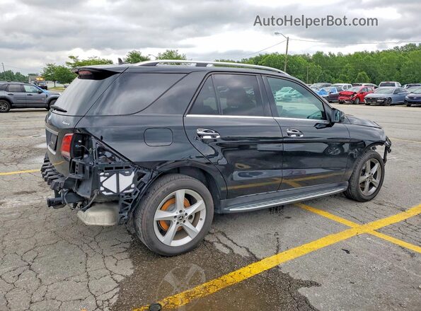 4JGDA5HB1JB108453 2018 MERCEDES-BENZ GLE Черный Задняя правая четверть